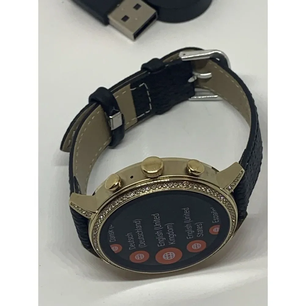Fossil Gen 4 Authentic Digital Dial Smart Watch Custom Band FTW6012 QT496